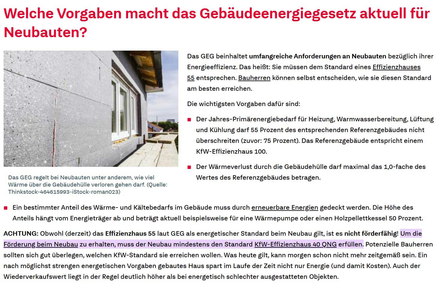 Energieeffizienz - Siegrlandhaus